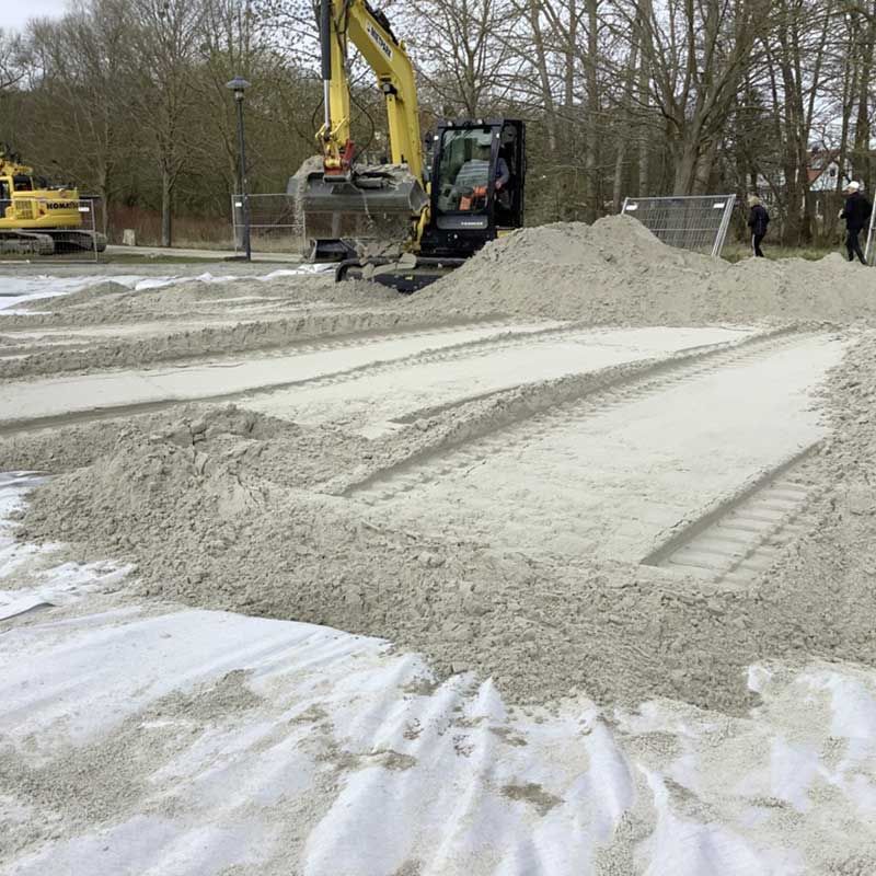 Strandsand für die Neubrandenburger Beachanlage